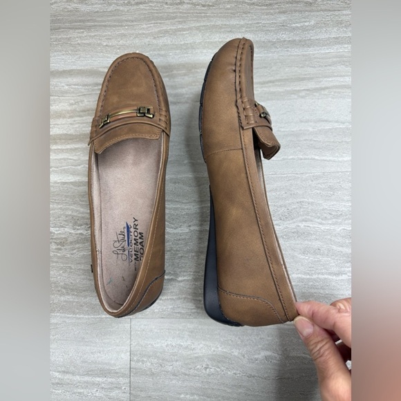 Life Stride Velocity Memory Foam Faux Leather Driving Loafers Womens 9.5 - Picture 8 of 12